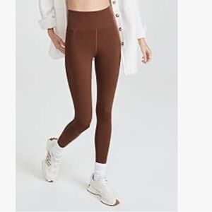 girlfriend collective Brown High-Rise Leggings